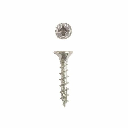 Spax Sheet Metal Screw, #6 x 3/4 in, Zinc Plated Flat Head 4101010350202